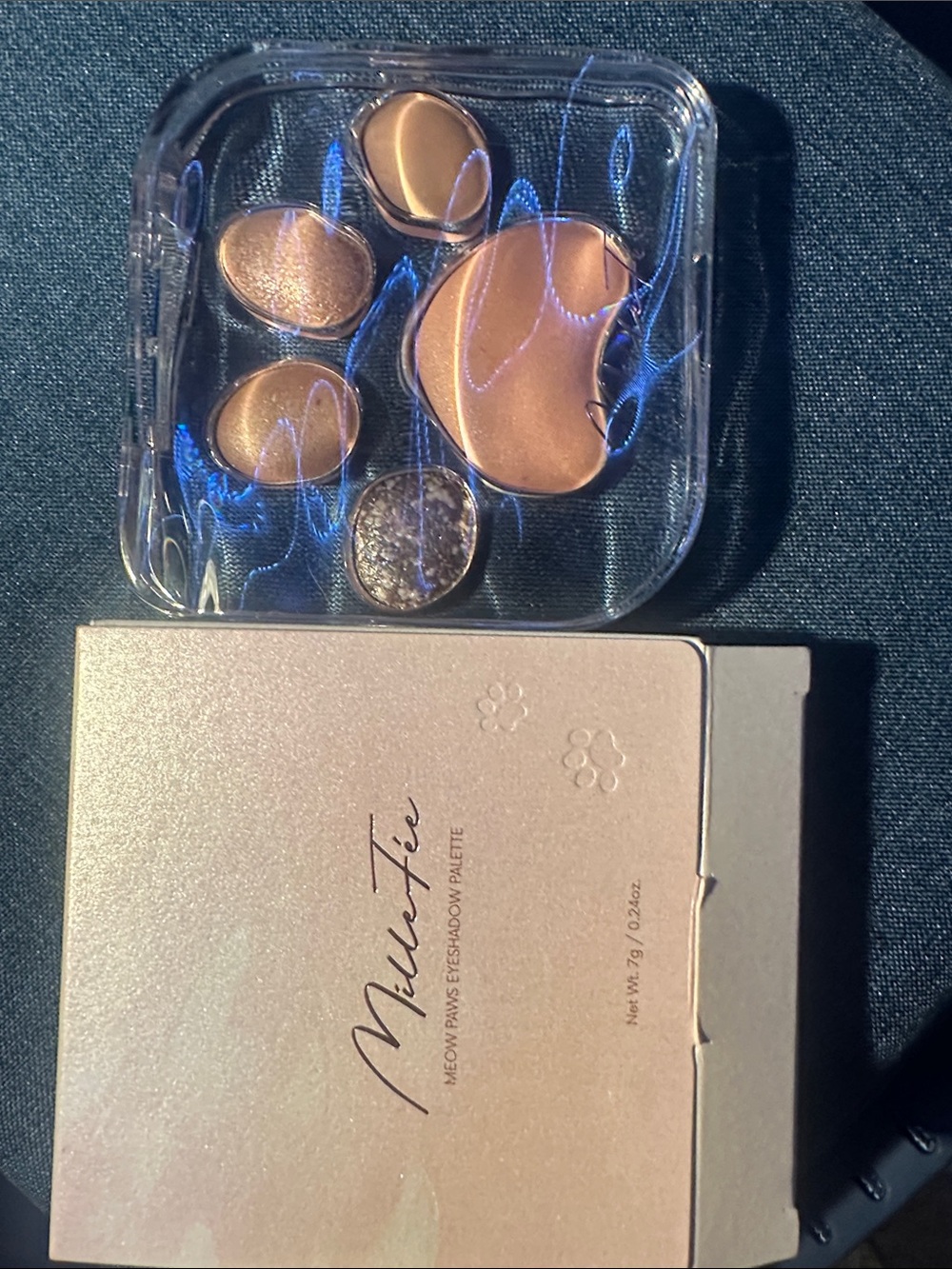 new unused meow paws eyeshadow palette